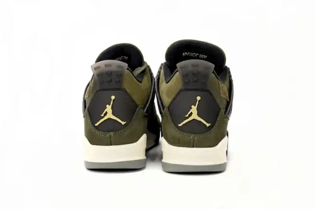 Reps TB Medium Air 4 Olive Craft Jordan FB9927-200 0502